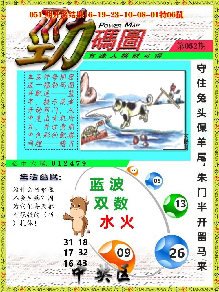 劲码图 第52期