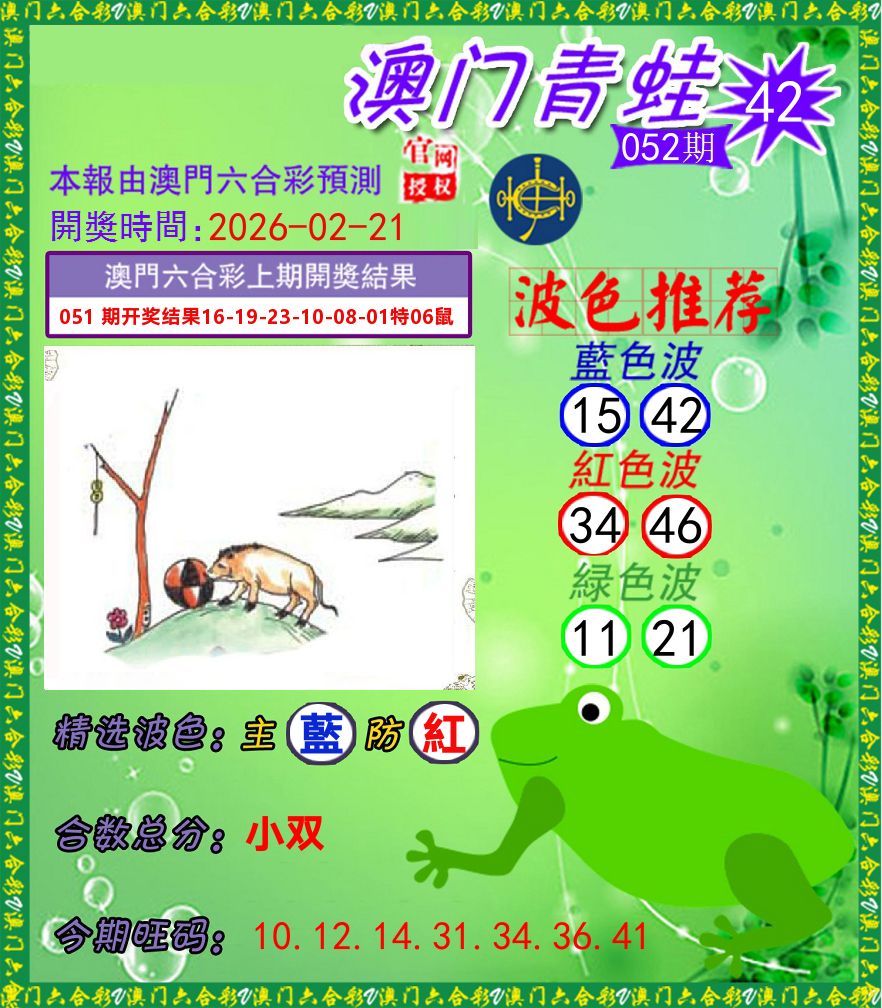 青蛙系列42 第52期