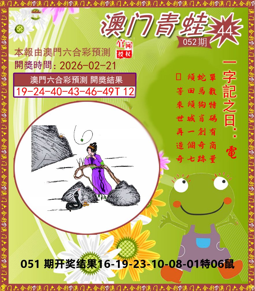 青蛙系列44 第52期
