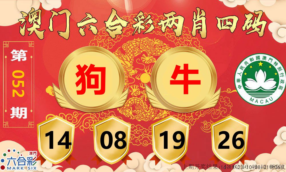 澳门两肖四码 第52期