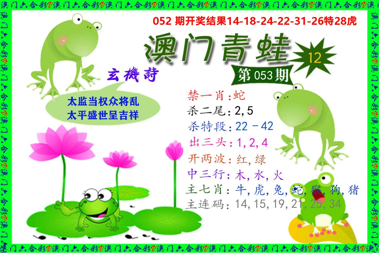 青蛙系列12 第53期