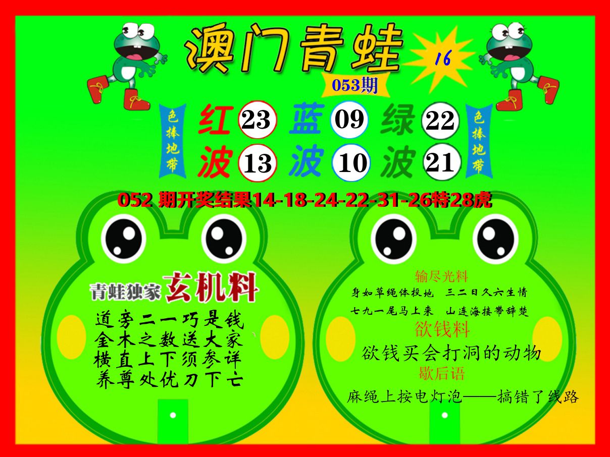 青蛙系列16 第53期
