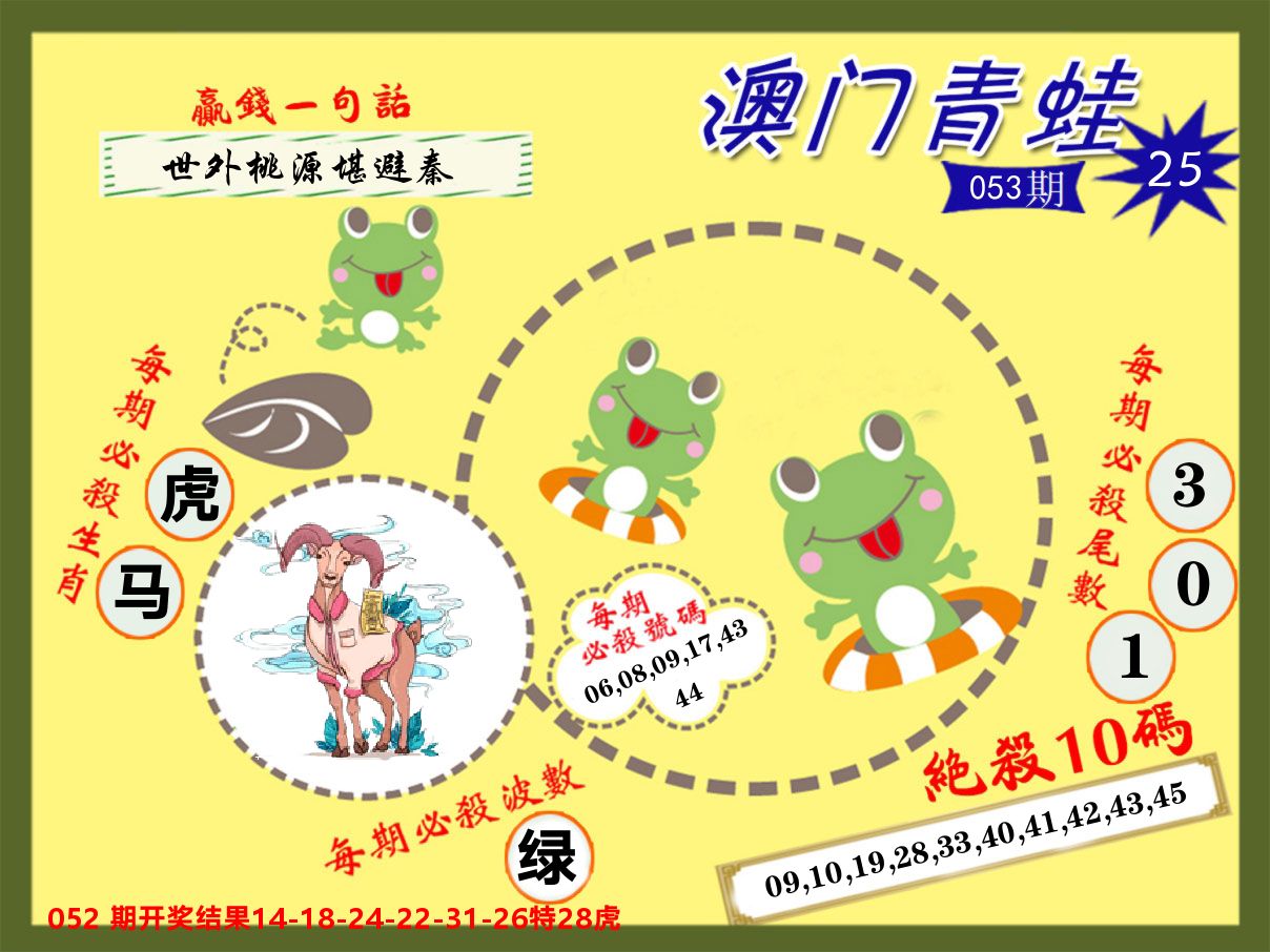 青蛙系列25 第53期