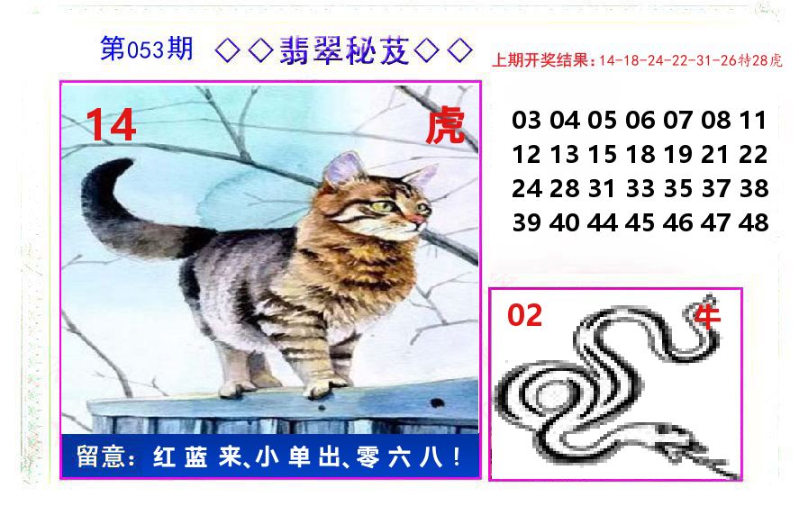 翡翠秘芨 第53期