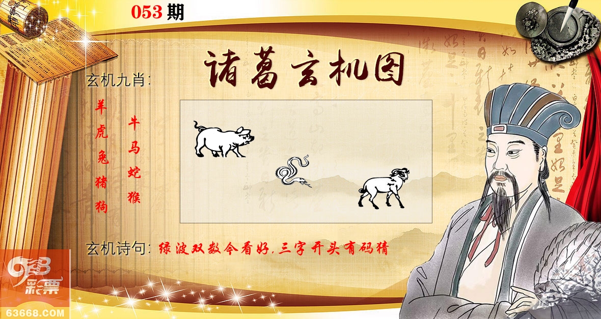 诸葛玄机图 第53期