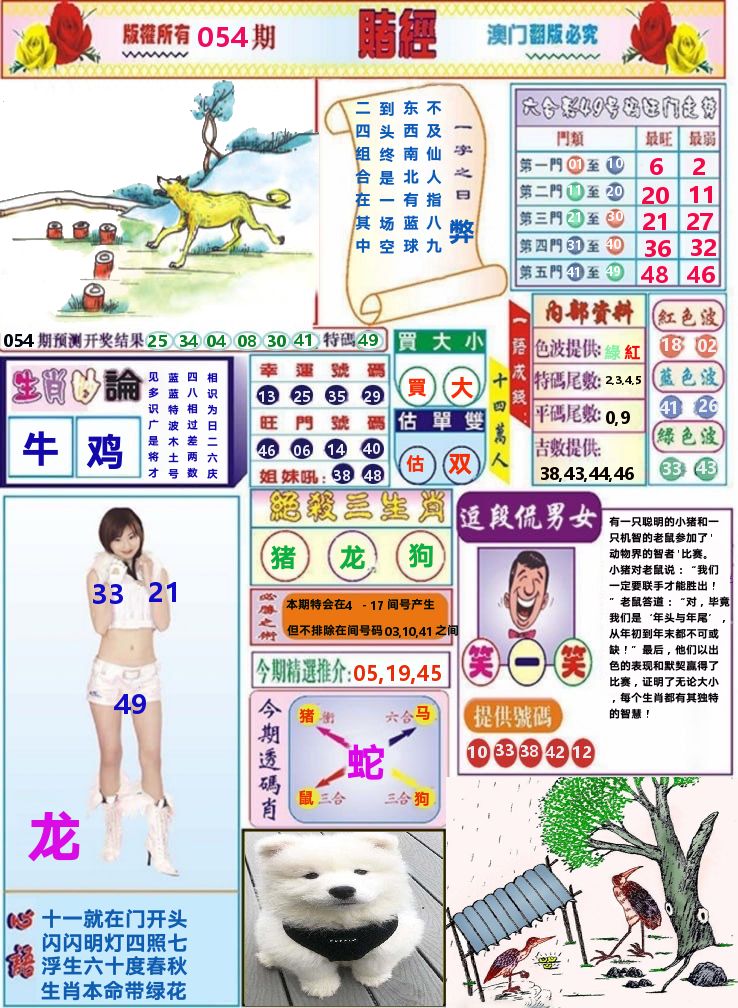 澳门赌经 第54期