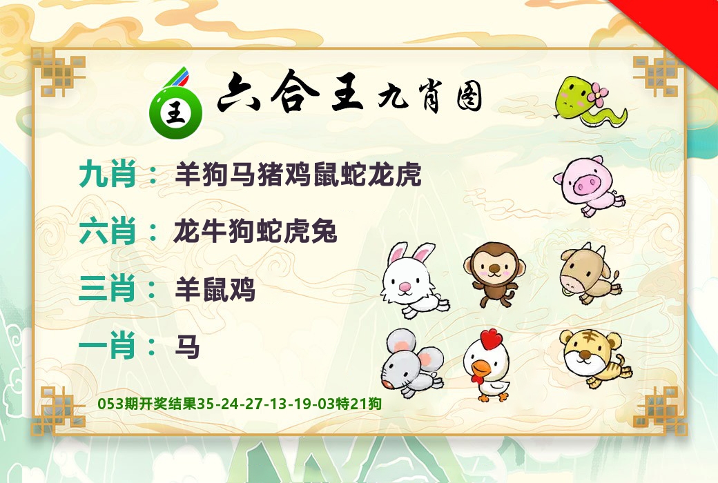 六合王九肖图 第54期