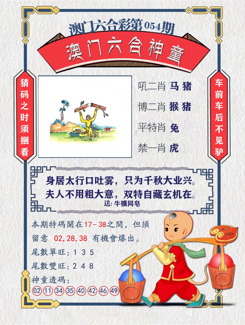 六合神童 第54期