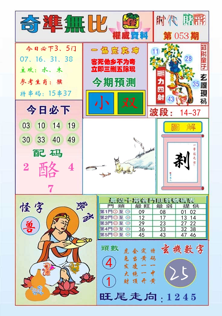 时代赌彩 第54期