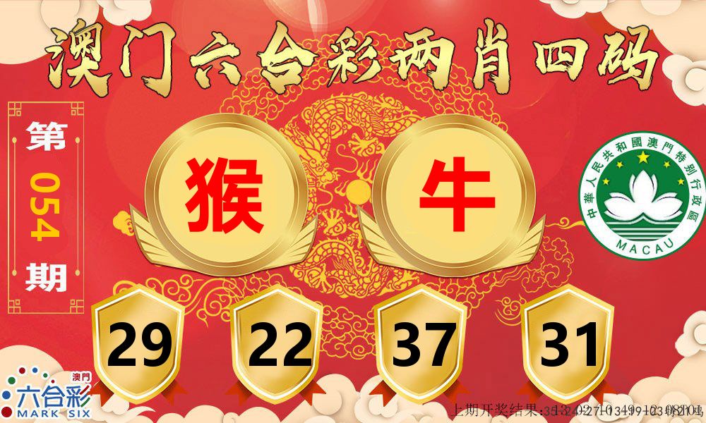 澳门两肖四码 第54期