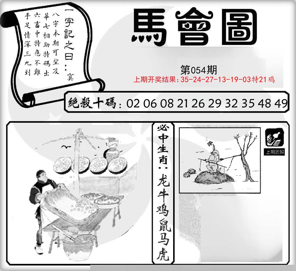马会图 第54期