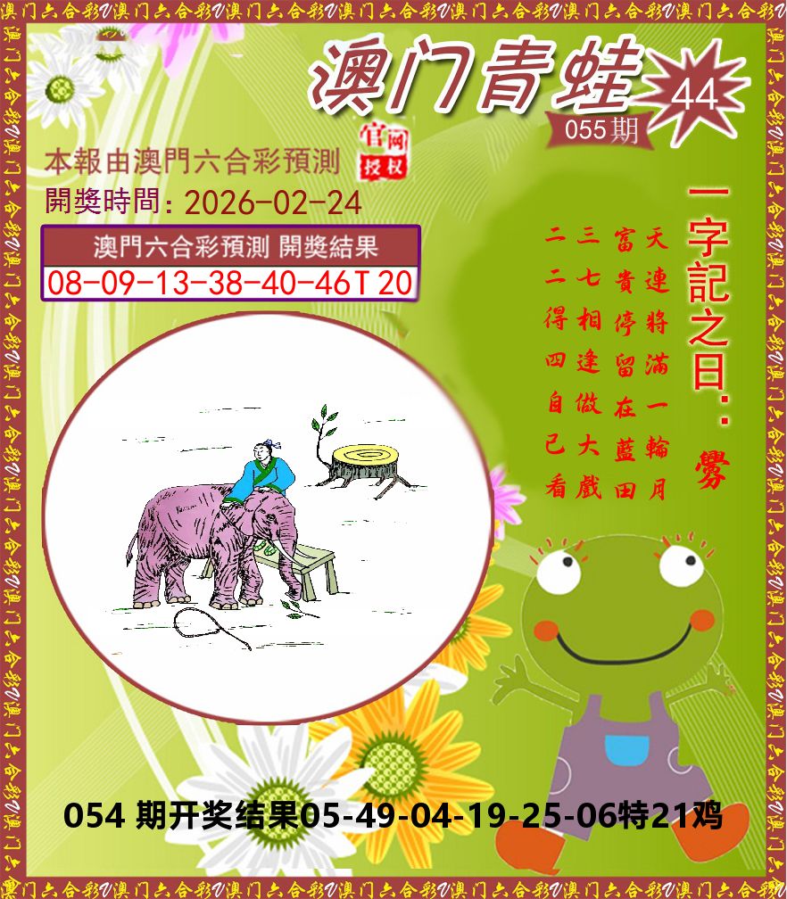 青蛙系列44 第55期