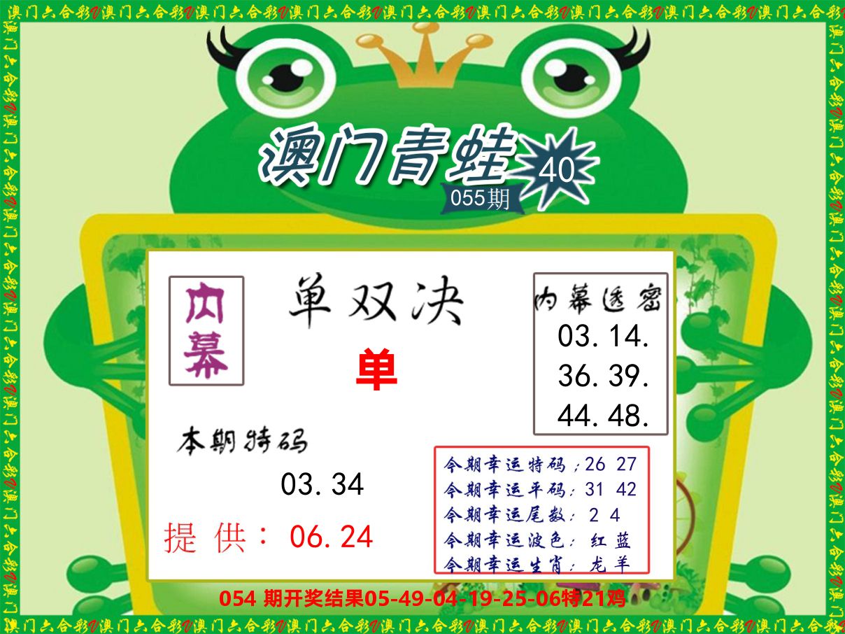 青蛙系列50 第55期
