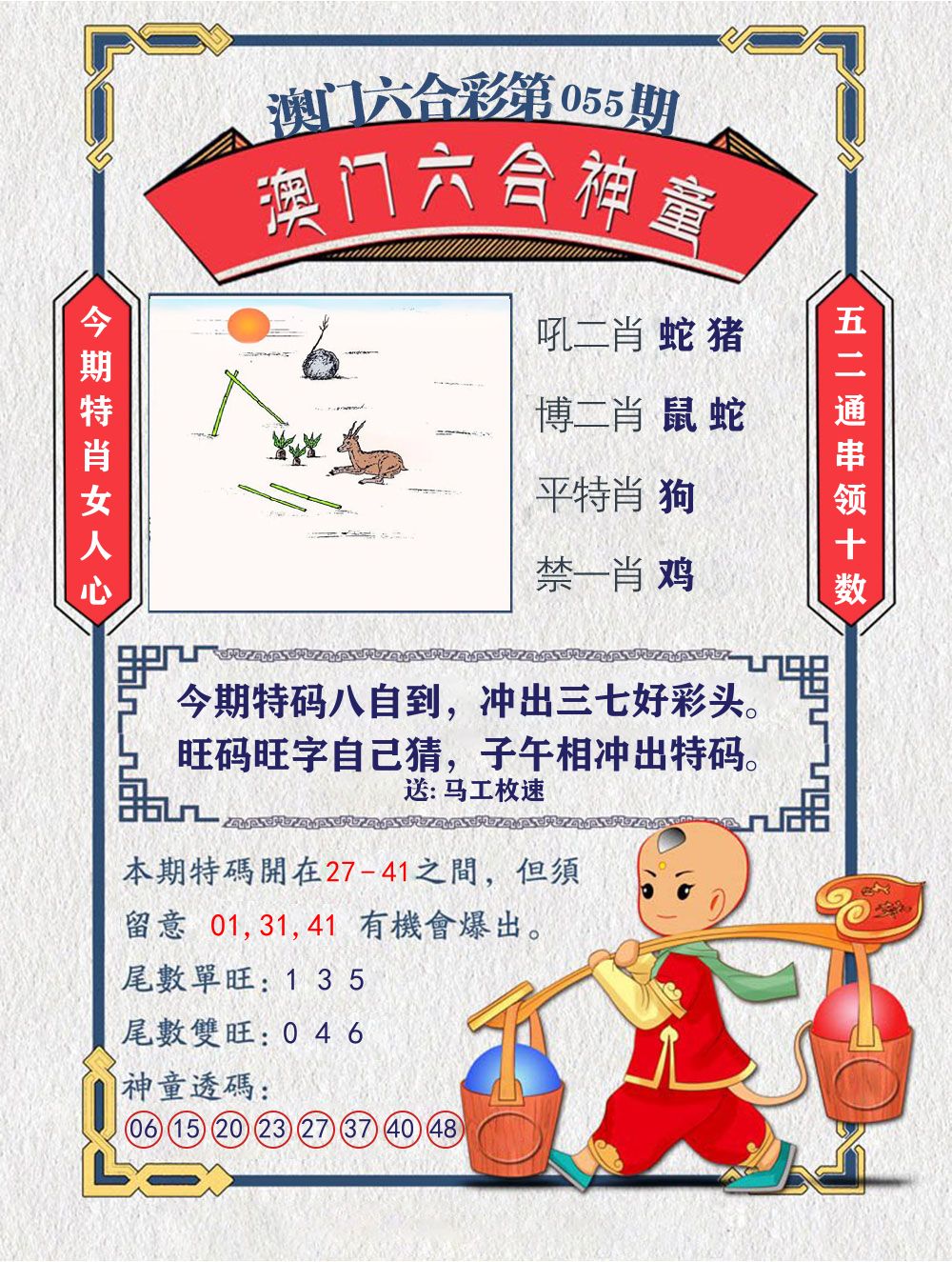 六合神童 第55期