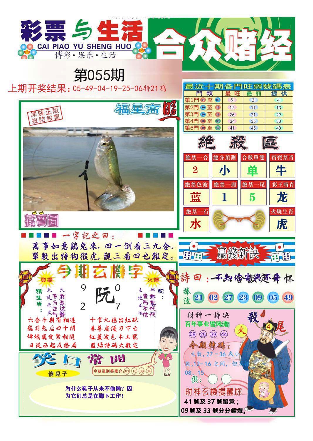 合众赌经 第55期