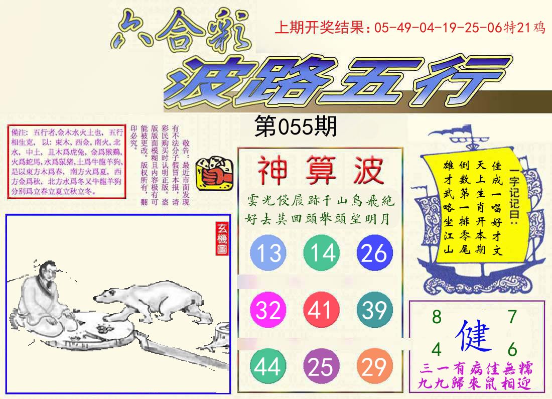 波路五行 第55期