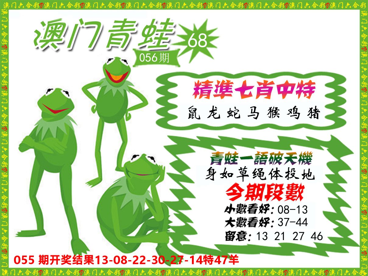 青蛙系列68 第56期