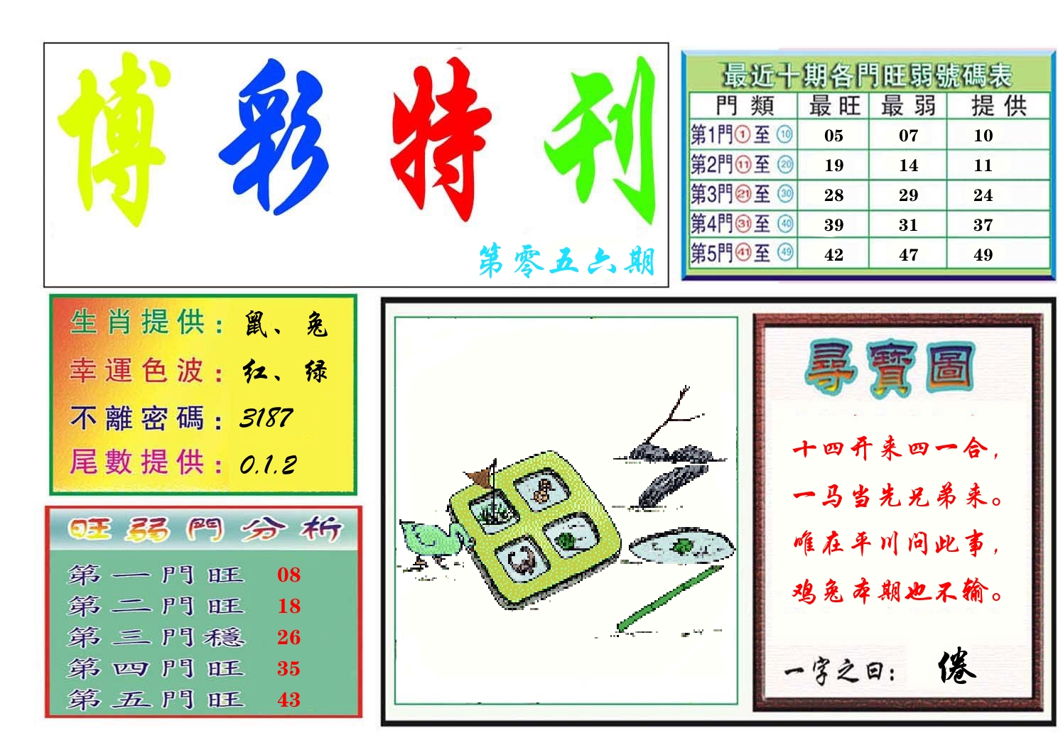 博彩特刊 第57期