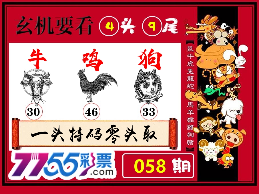 玄机要看 第58期