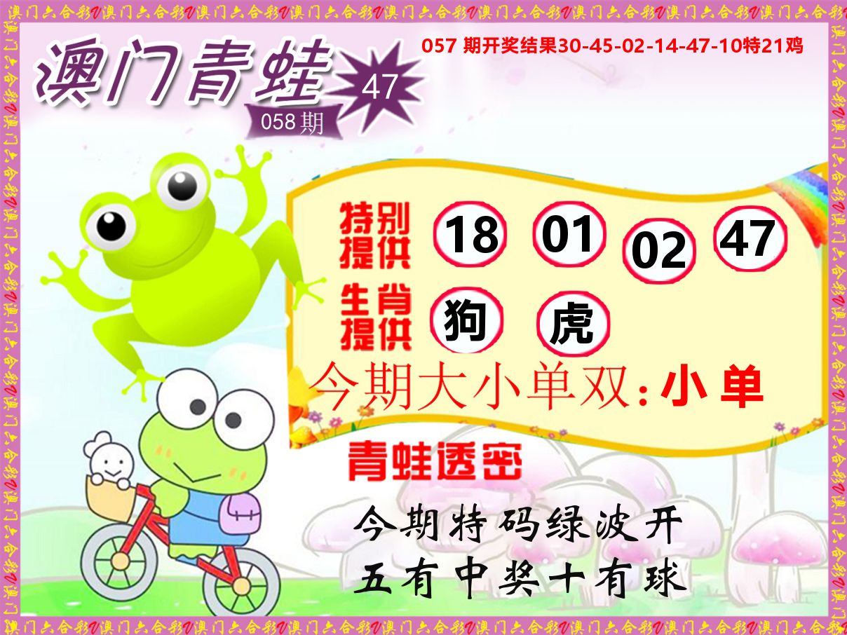 青蛙系列47 第58期