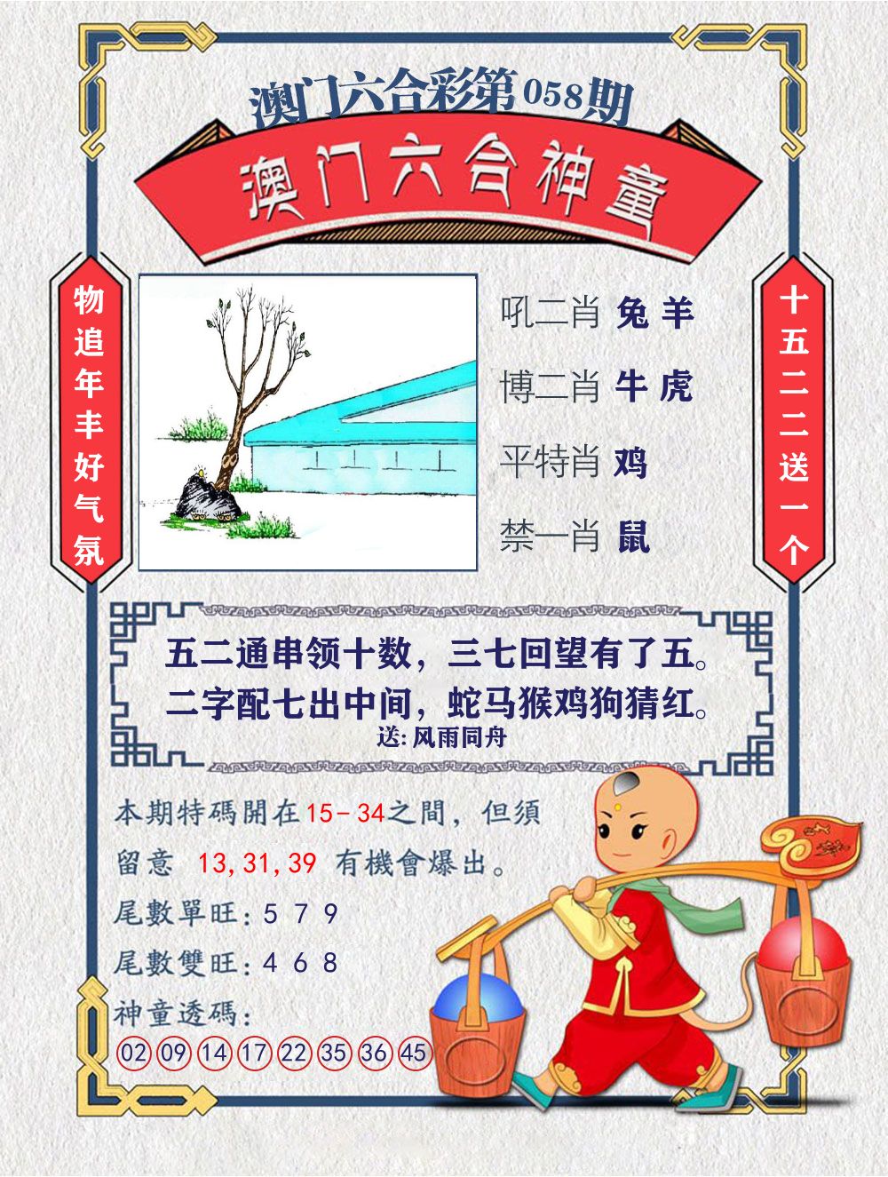 六合神童 第58期