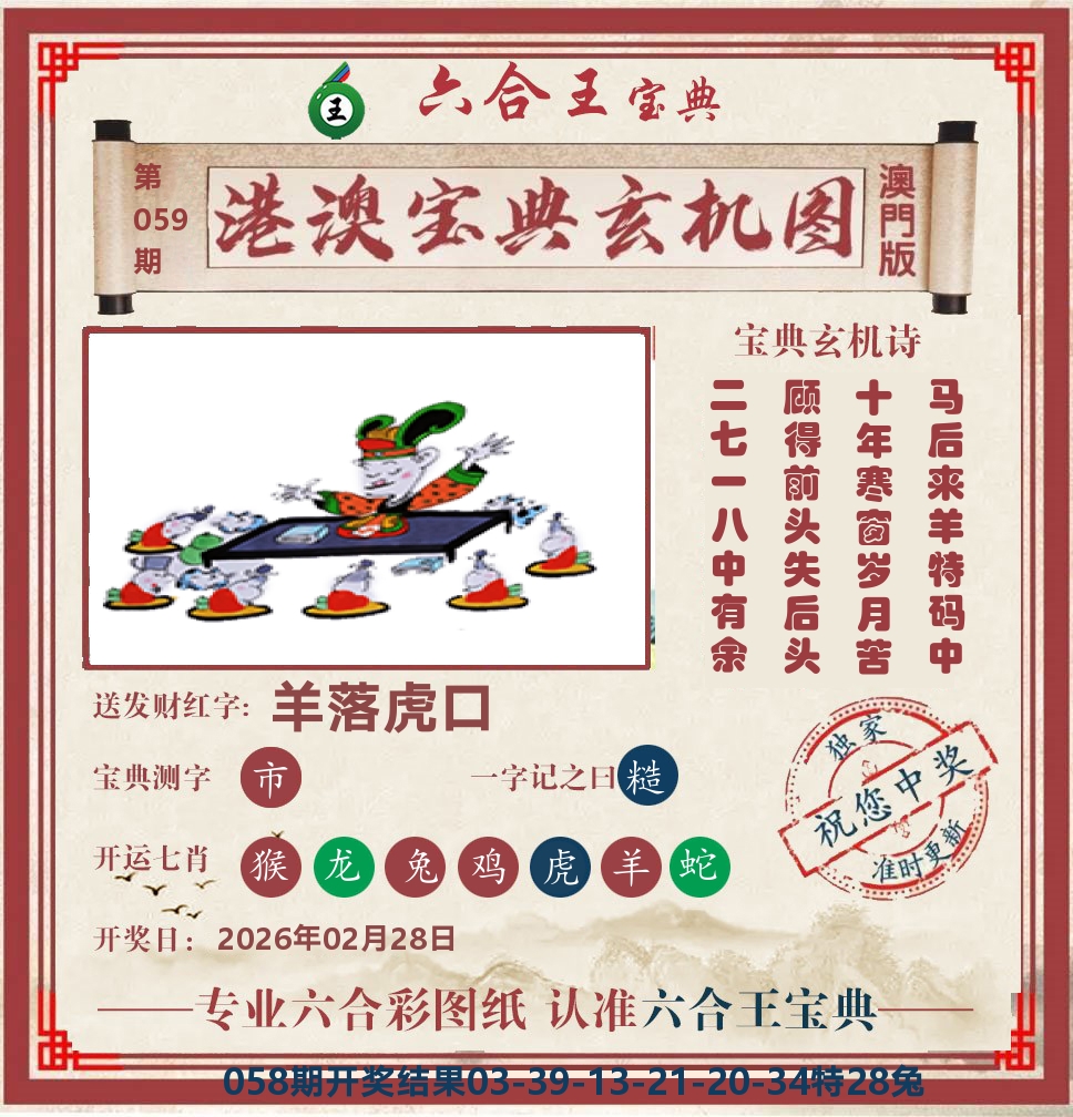 六合王宝典玄机 第59期