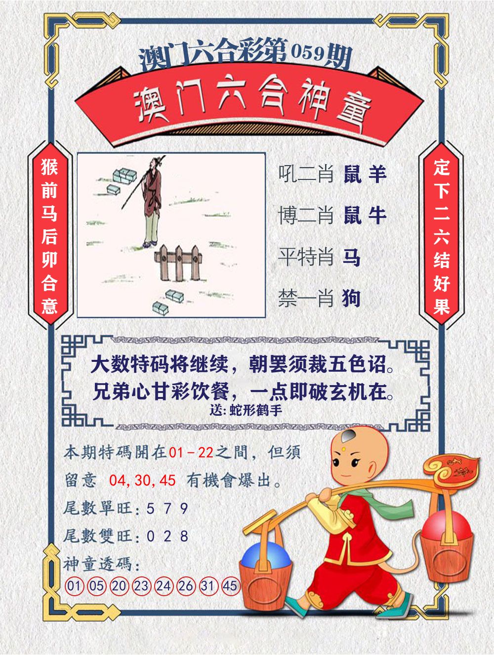 六合神童 第59期
