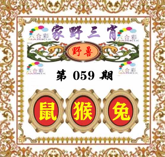 家野三肖 第59期