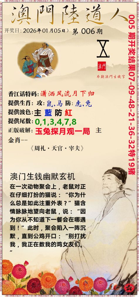 澳门陆道人 第6期