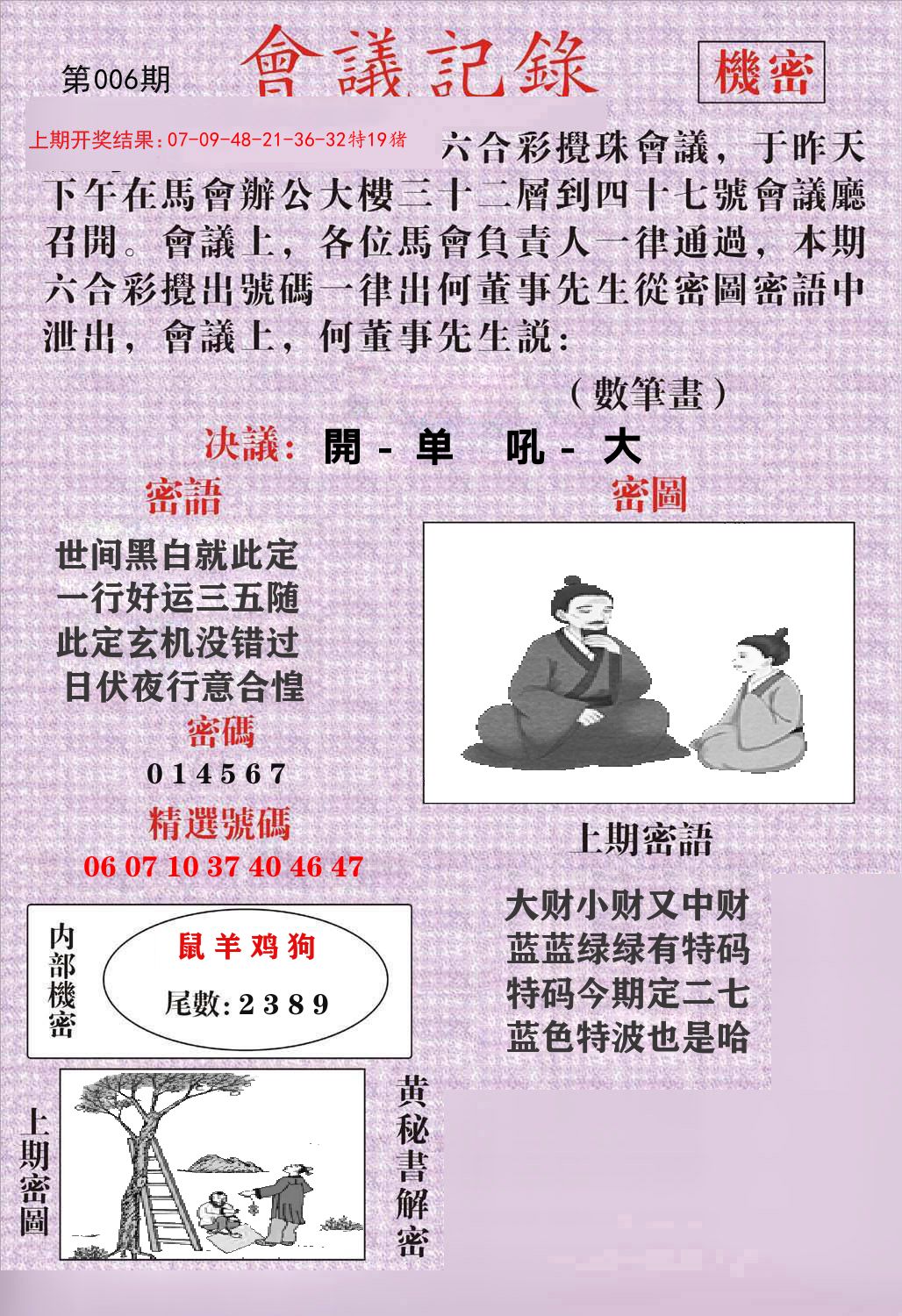 会议记录 第6期