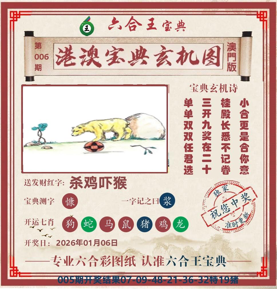 六合王宝典玄机 第6期