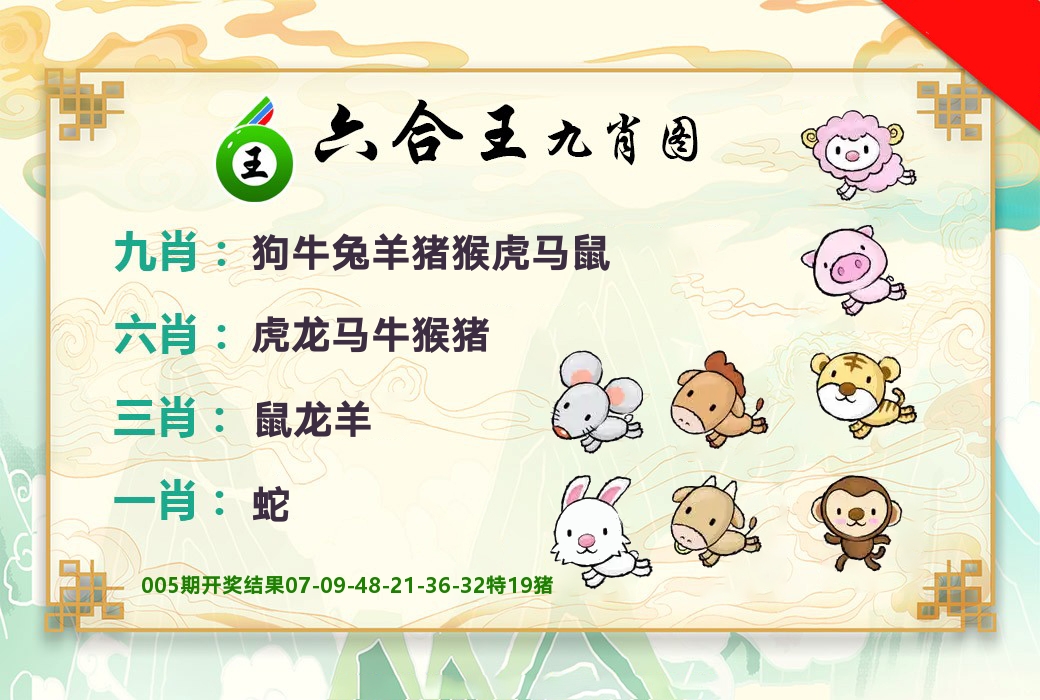 六合王九肖图 第6期
