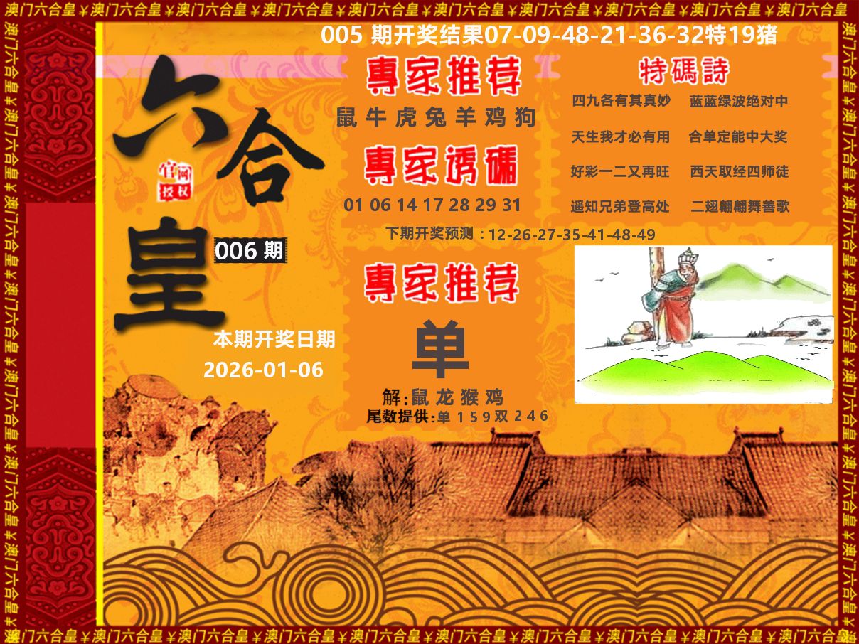 六合皇系列 第6期