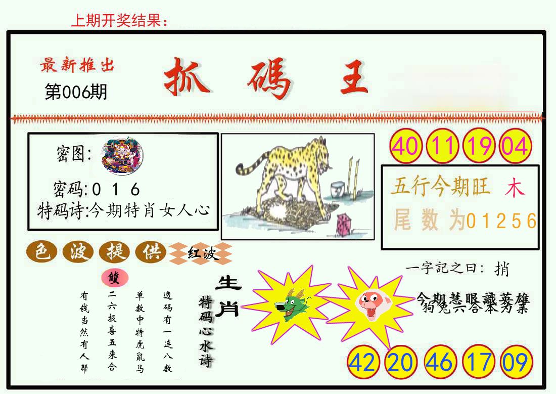 最新抓码王 第6期