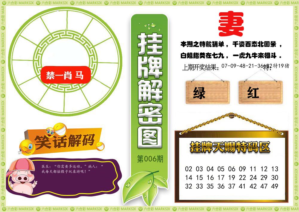 澳门挂牌解密 第6期