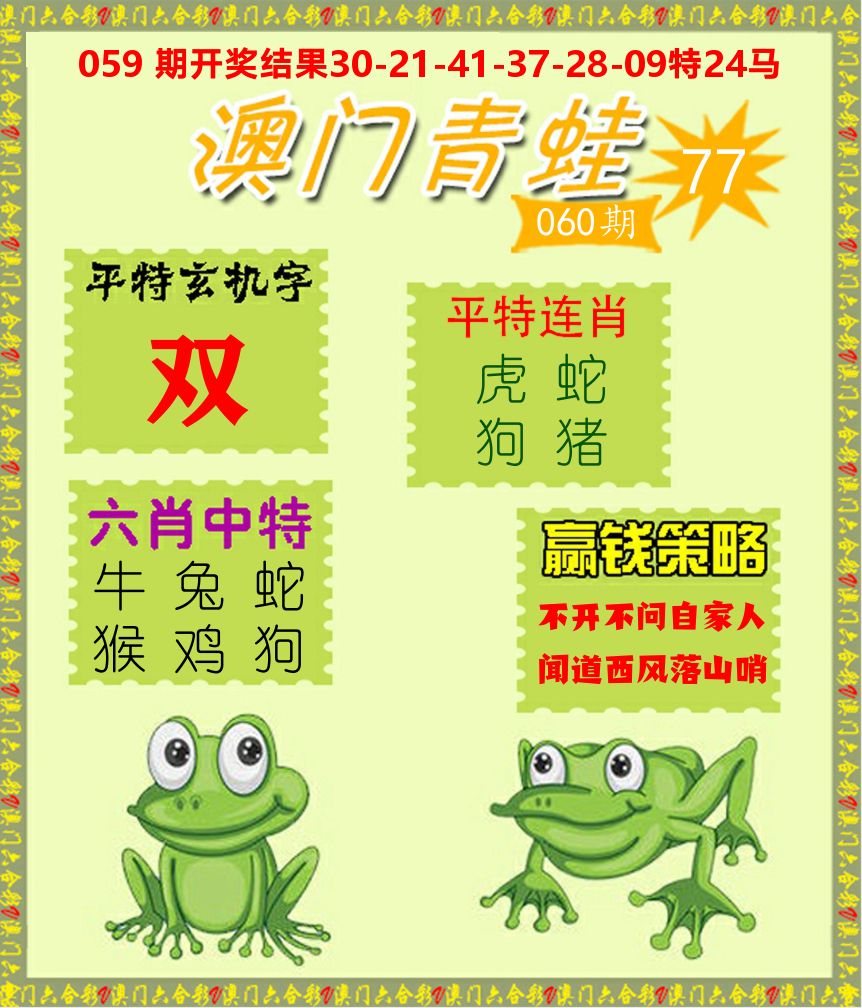 青蛙系列77 第60期
