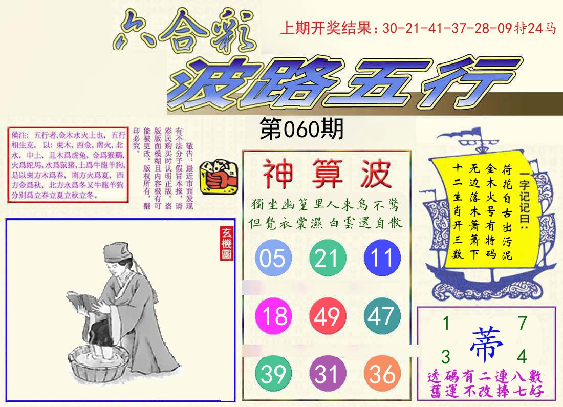 波路五行 第60期