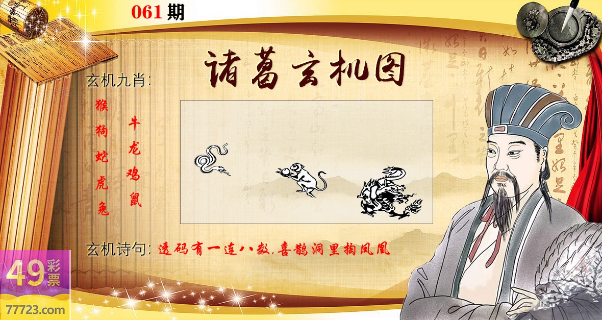 诸葛玄机图 第61期