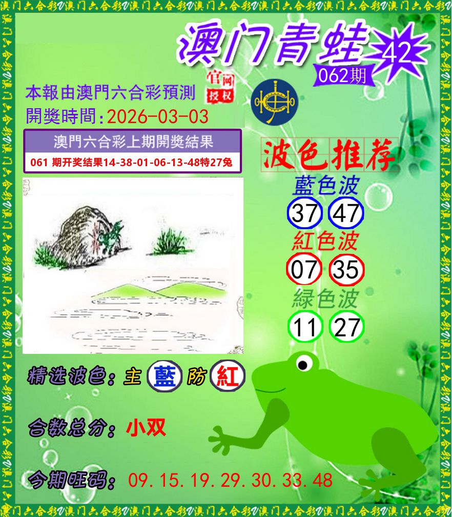 青蛙系列42 第62期