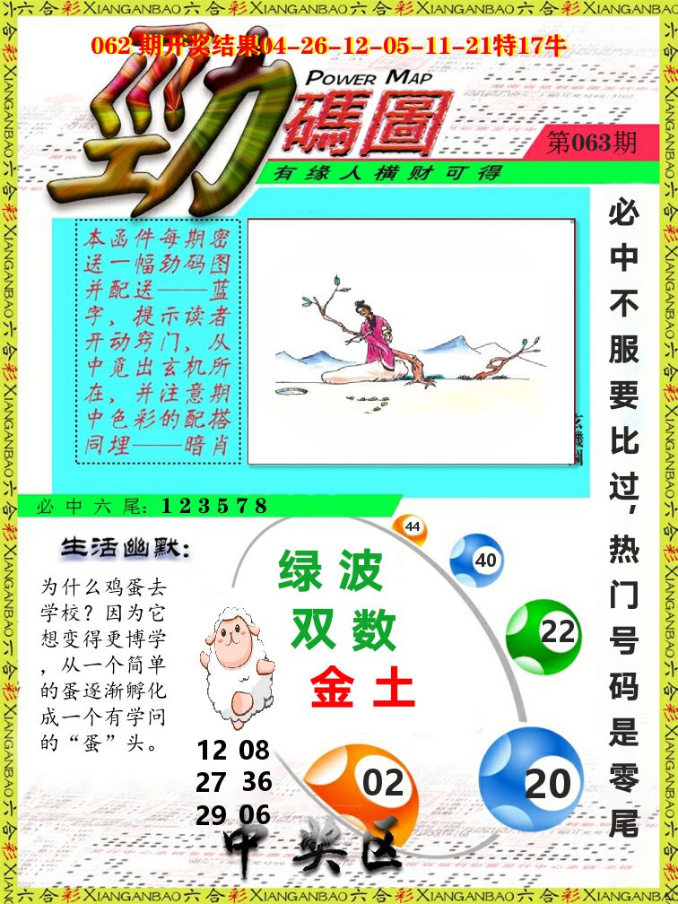 劲码图 第63期