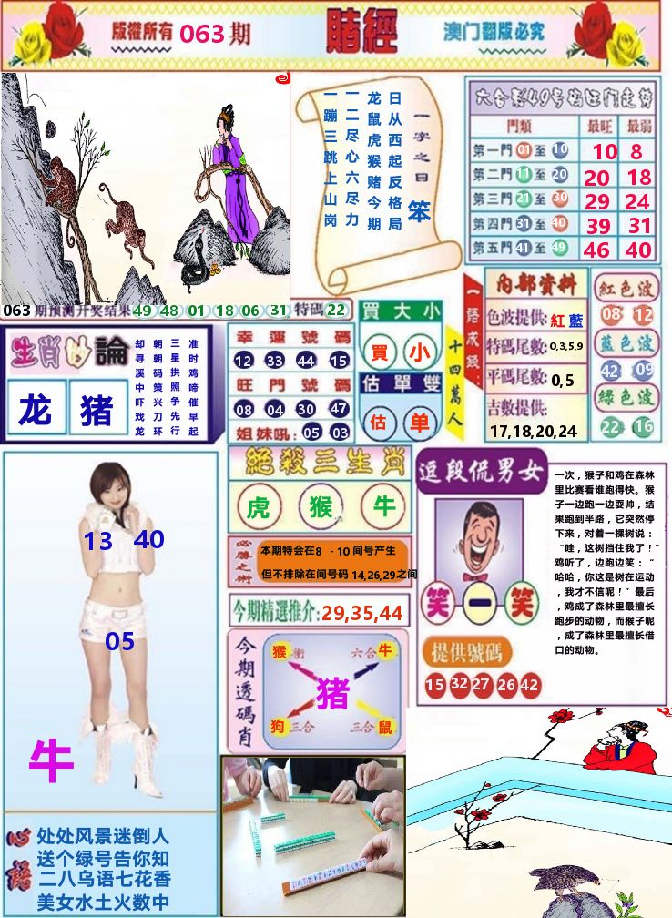 澳门赌经 第63期