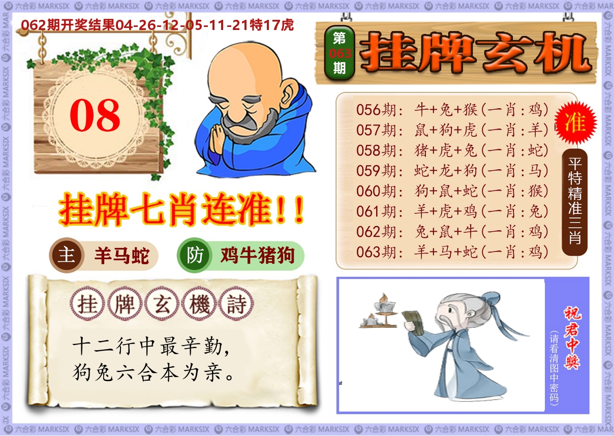 澳门挂牌玄机 第63期