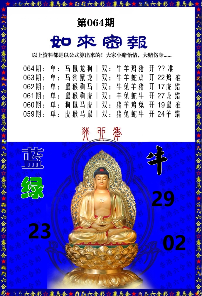 如来密报 第64期