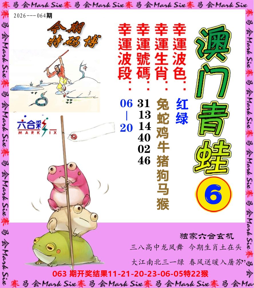 青蛙系列6 第64期