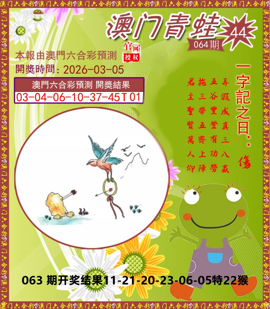 青蛙系列44 第64期