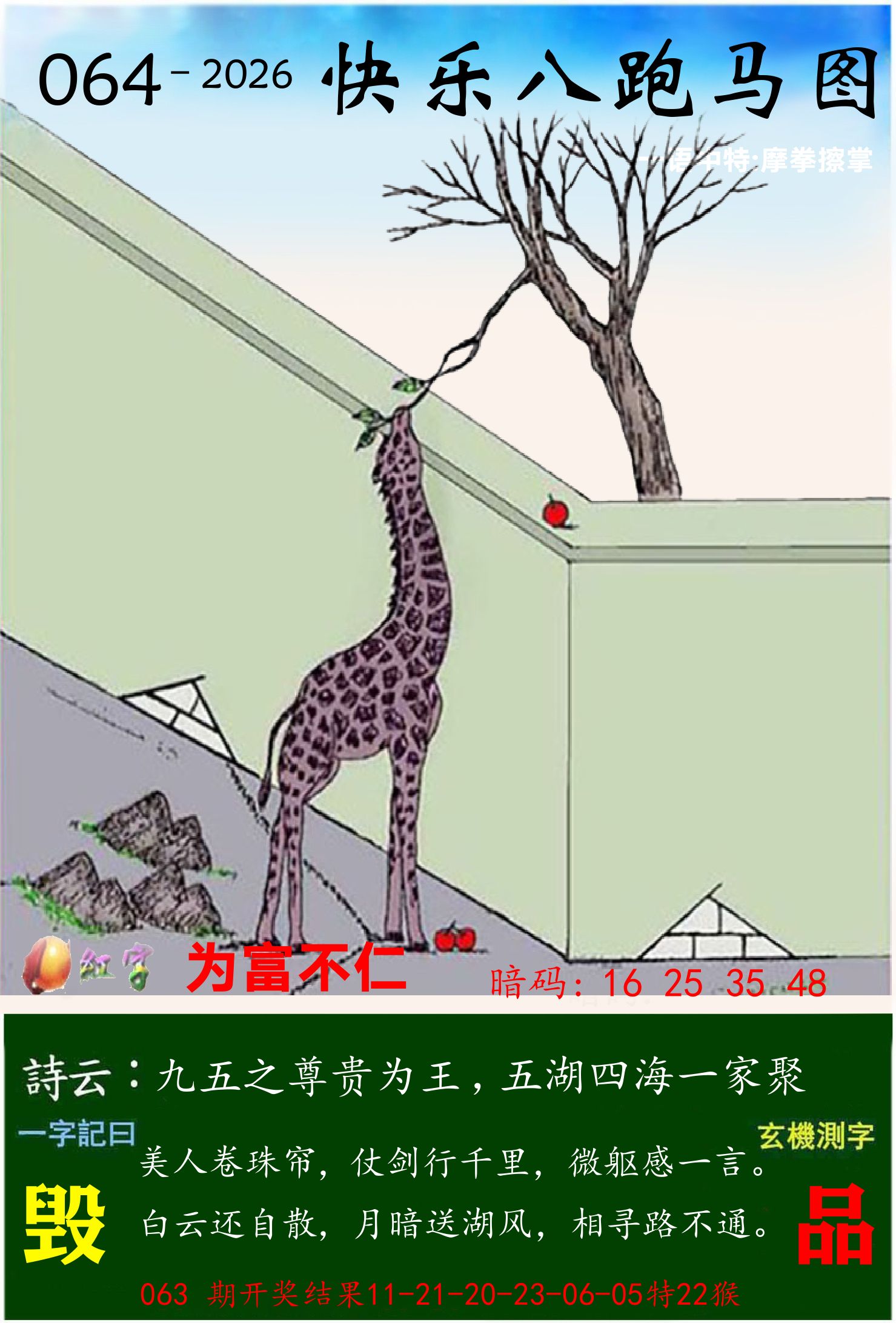澳门跑马 第64期