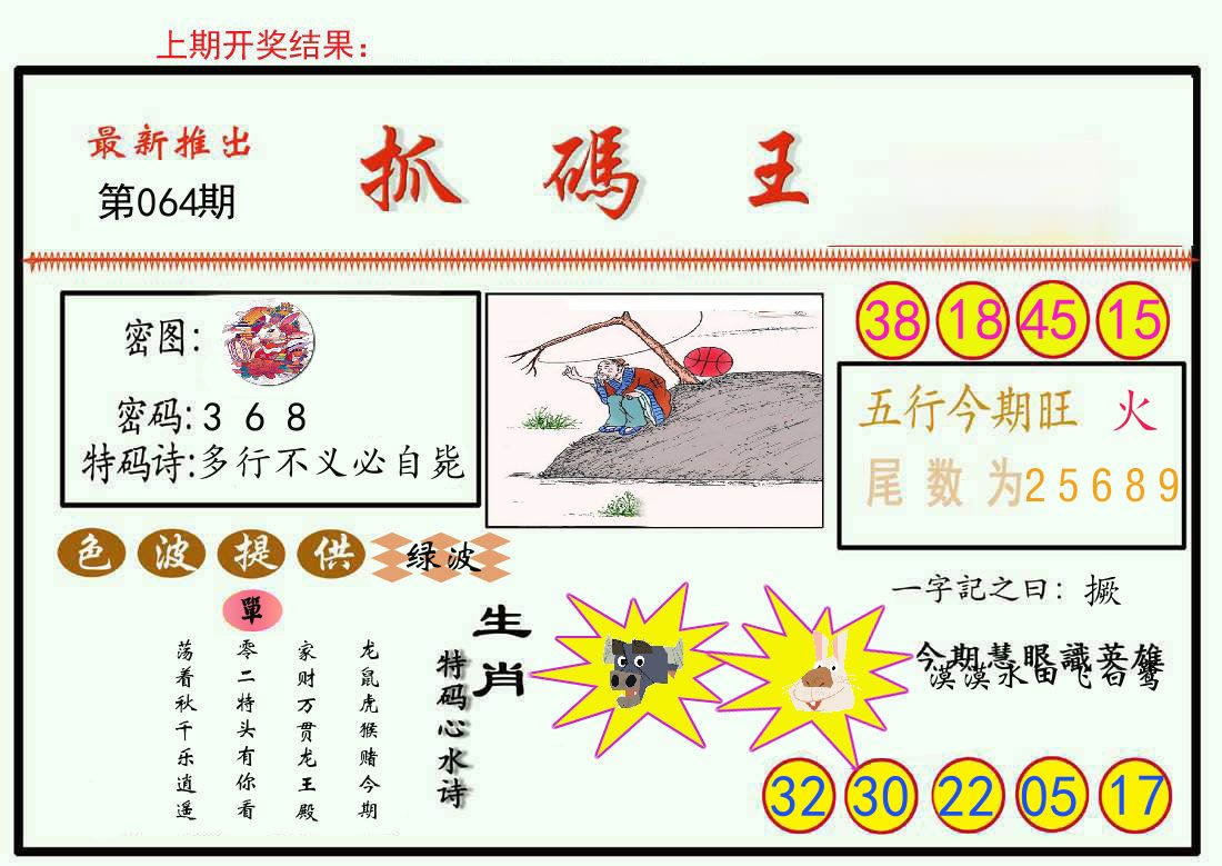 最新抓码王 第64期