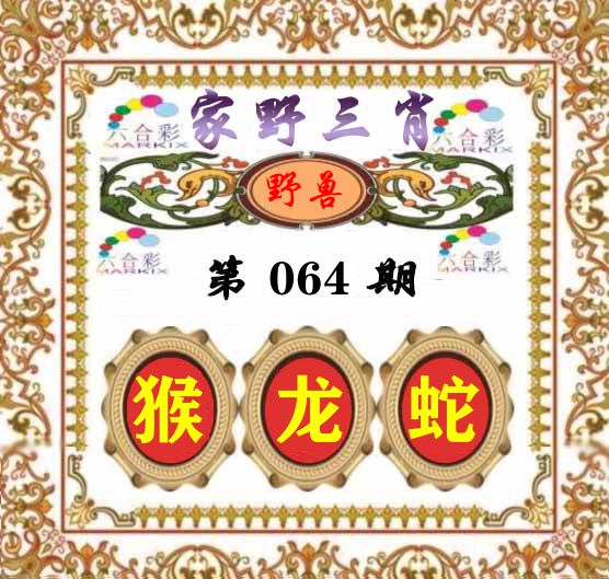 家野三肖 第64期
