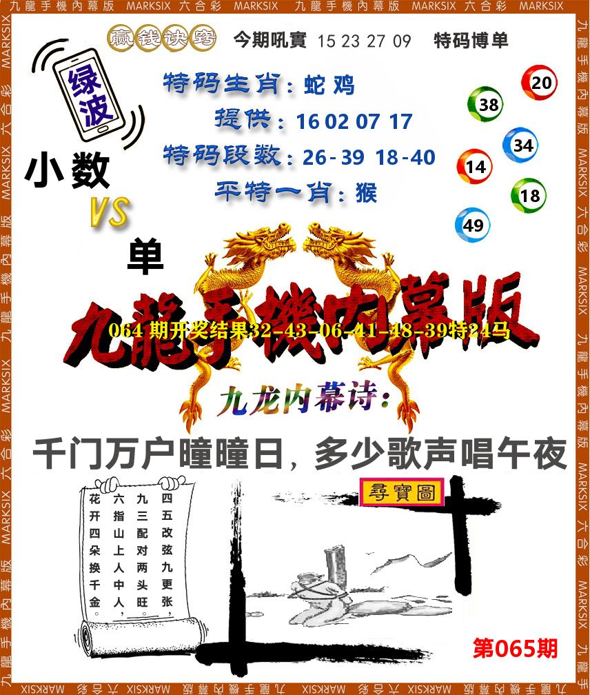 九龙手机内幕 第65期