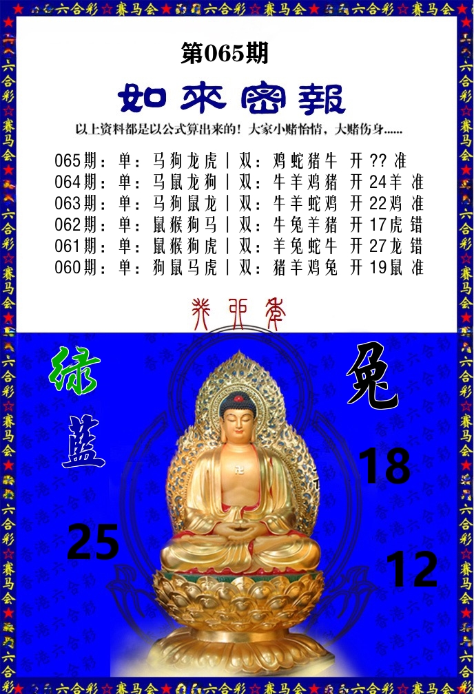 如来密报 第65期